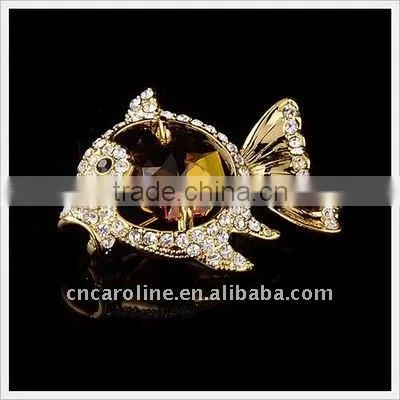 2012 New Design Vintage Diamond Invitation Brooch