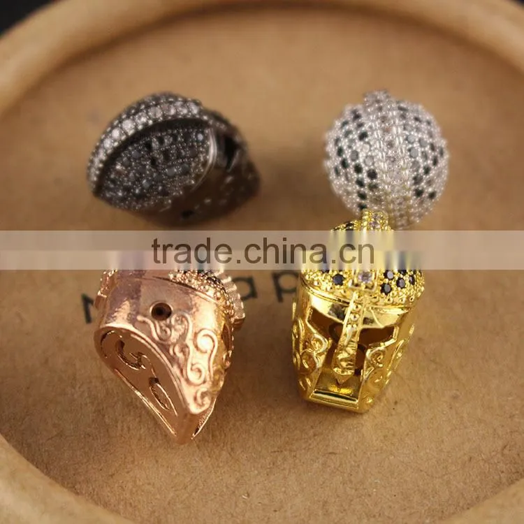 CZ6626 mirco cz pave bracelet flower charm connector,charms for bracelet making