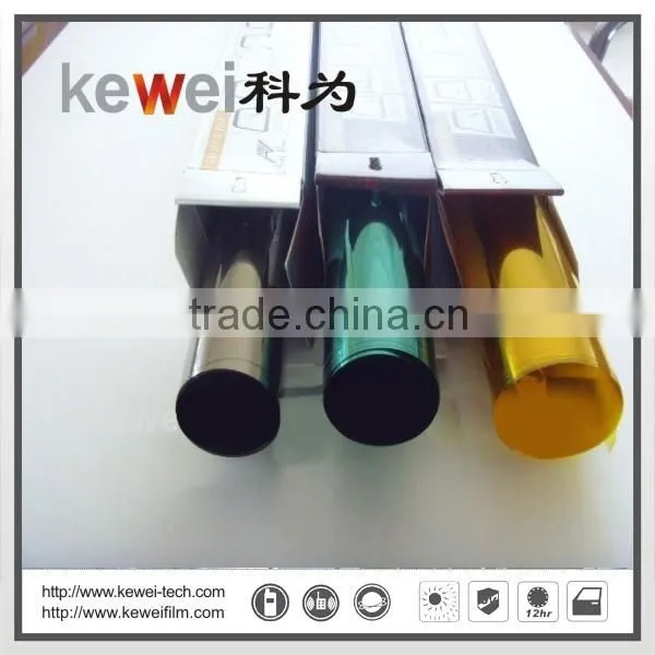 N-Gold Silver Decorative building glass film covering with high UV protection and heat resistant