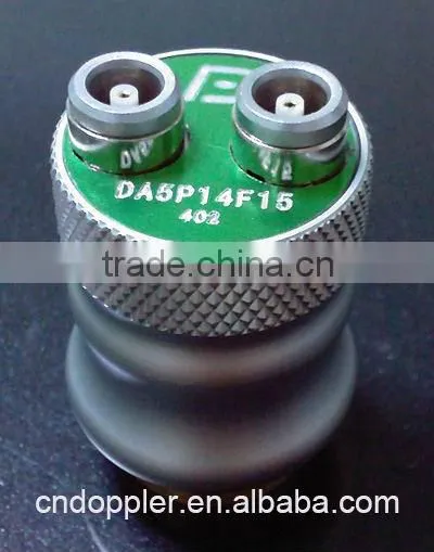 Small parts inspection-Dual crystal transducer and probe