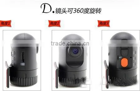 720P Iron pan mini hidden driver recorder full hd car dvr camera