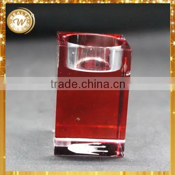 New useful crystal decorative candle container