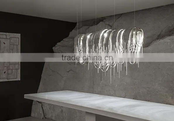 E14 Pendant Lamp Light Bulb Lobby Hotel Decoration Chandelier Light RT 003D