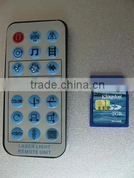 J2-G100 LCD display ILDA 20k 100mw animation green dot laser light with SD card