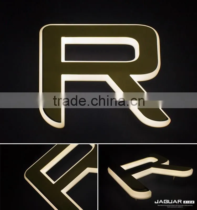 Made in China outdoor double sided led sign diy led backlit channel letter sign for outdoor advertising