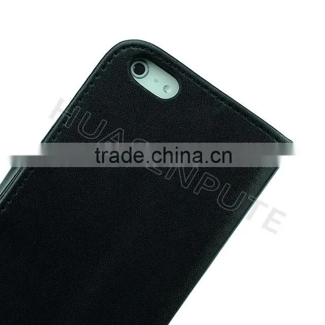 Mixed Color Wallet Leather Case For iPhone5, Flip Leather Case For iPhone5