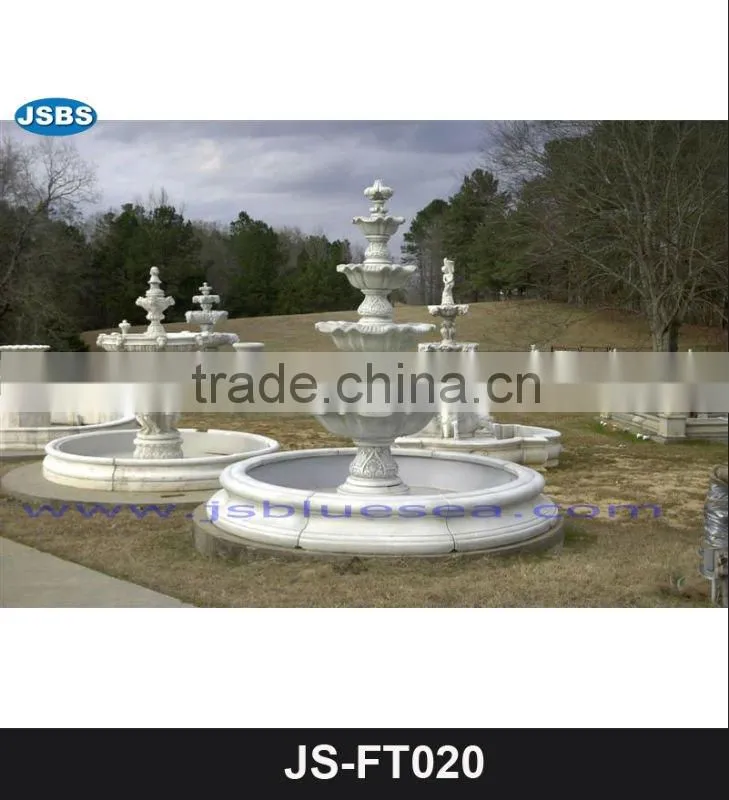 Light beige marble children fountain