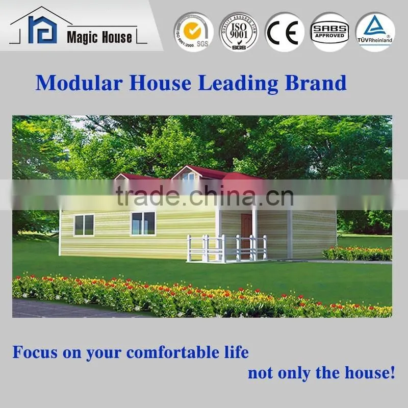 Nice Appearance EPS Sandwich Panel Prefabricated House with Two Bedrooms for Sale