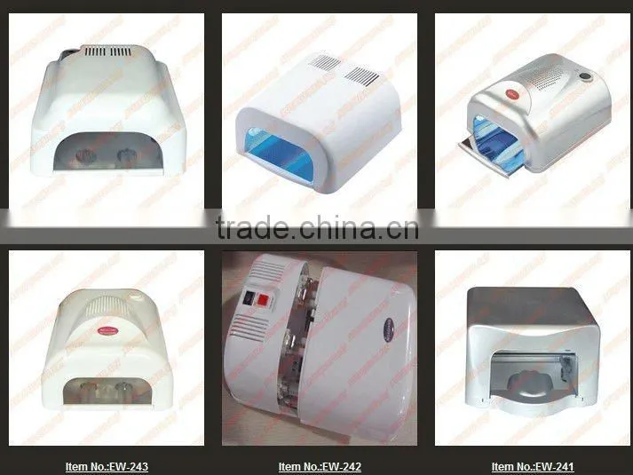 White Color UV Nail Gel Lamp 36w 220V-240V Nail Tools Dryer For Curing Nails Arts With 4PCS 365nm UV Bulbs