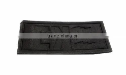 china maker Custom good quality Leather Jeans Label