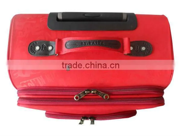 2013 hebei Best vintage cheap red business luggage