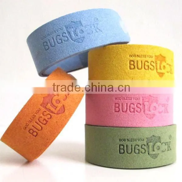 J217 colorful printed LOGO custom wristbands wholesale anti mosquito bracelet