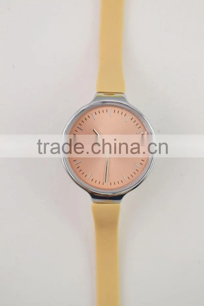 Fashion slim strap ladies silicone watch for small wrists