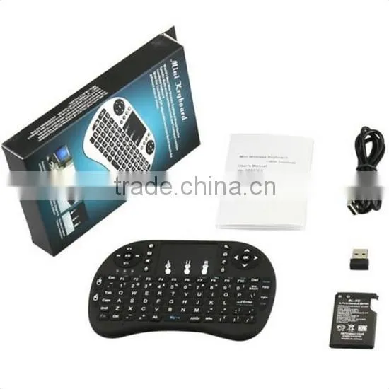 i8+ 2.4 GHz Wireless Keyboard with Touchpad Mouse