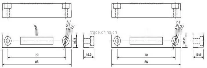 Surface mounted magnetic contact switch PY-C53