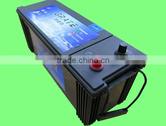 high quality N200- 12V 200ah Dry charge heavy duty vehicle battery