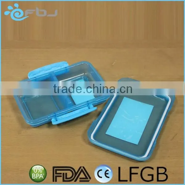 BPA Free 2 Compartments Plastic Food Containers