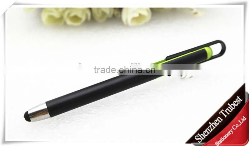 plastic ballpoint pen , plastic touch pen , ballpoint pen with stylus