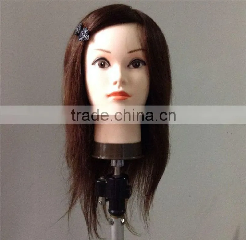 training mannequin head with hair
