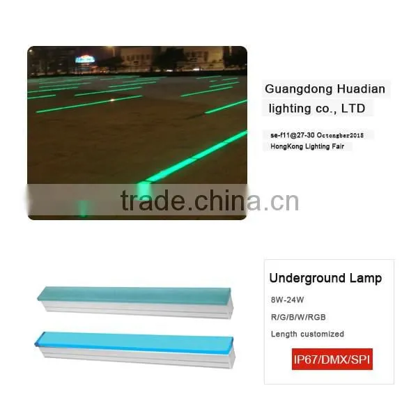 Length customized LED IP67 CE RoHs outdoor underground lamp