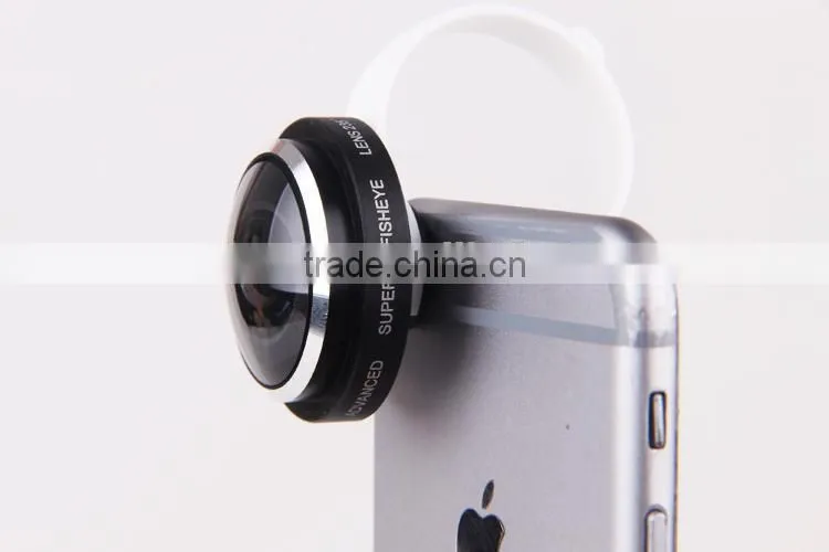 Phone Universal C Clamp 235 Degrees Super Fisheye Lens for iphone