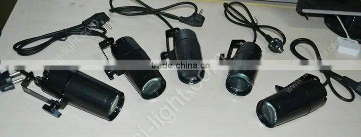 Small Spot lights 3W led pinspot light led rain stage light