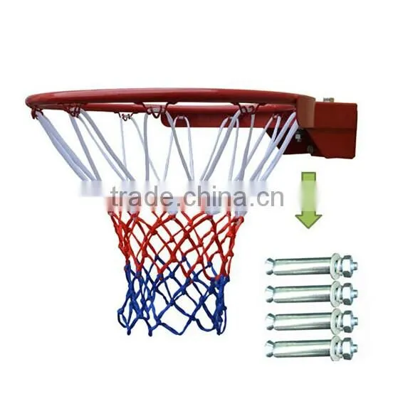 custom wall mounted basketball ring with net