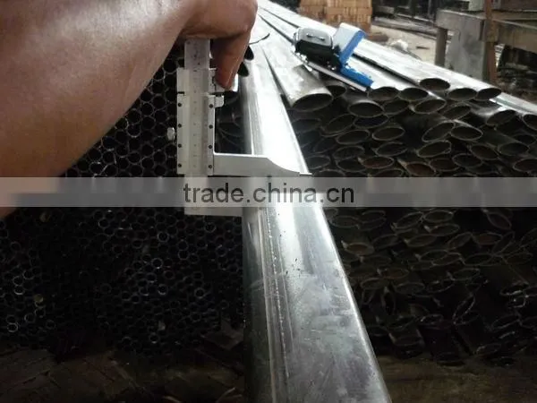 Hot!!! galvanized oval tube