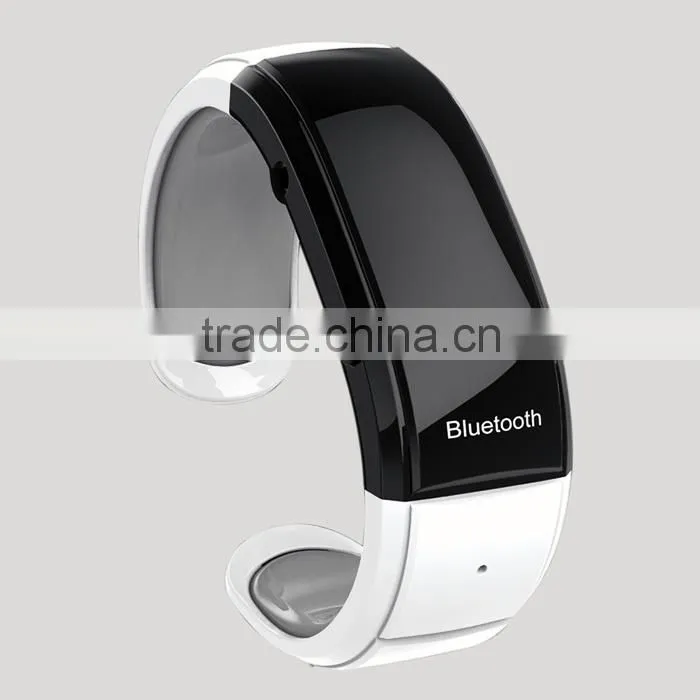 Wireless bluetooth bracelet with hands free & music player with vibrate alarm WT-20