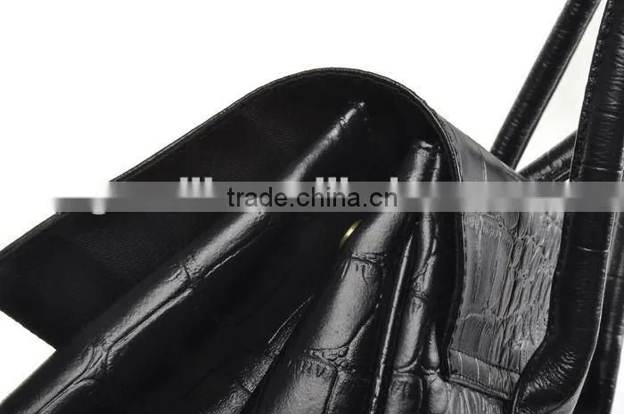 New Fashion 2012! Lady Europe Style CROCO Leather Handbag!