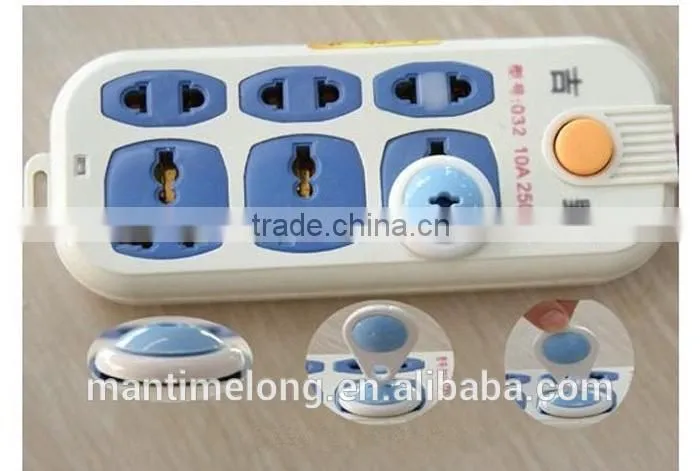 6pcs/set electric socket outlet plug safe lock cover for baby kids safety
