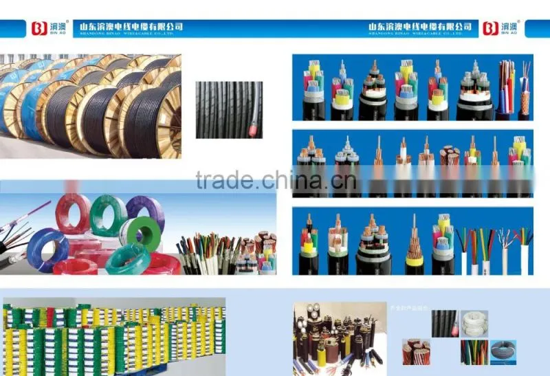 copper conductor PVC/XLPE insulation PVC sheath control cable,push pull control cable