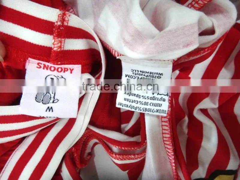 Leisure cute snoopy dog stripe harness pajamas woman