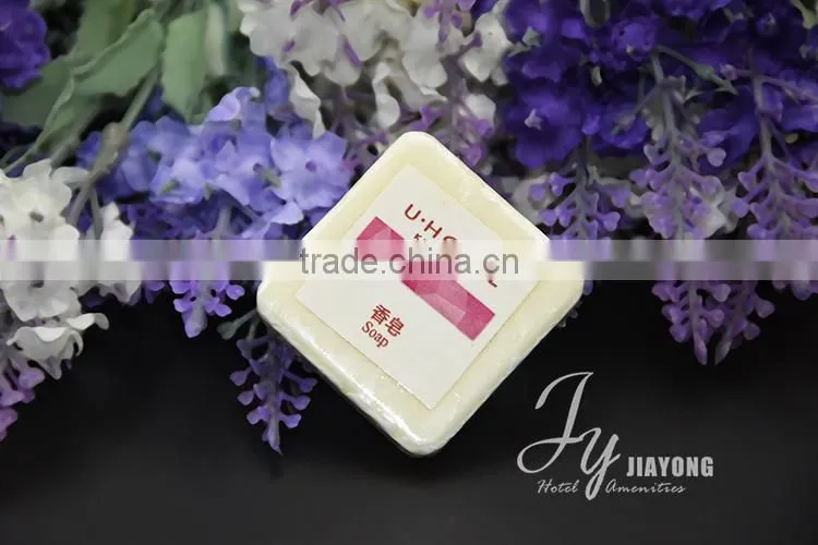 Guangzhou manufacturer hotel perfumed soap hotel 10g mini soap