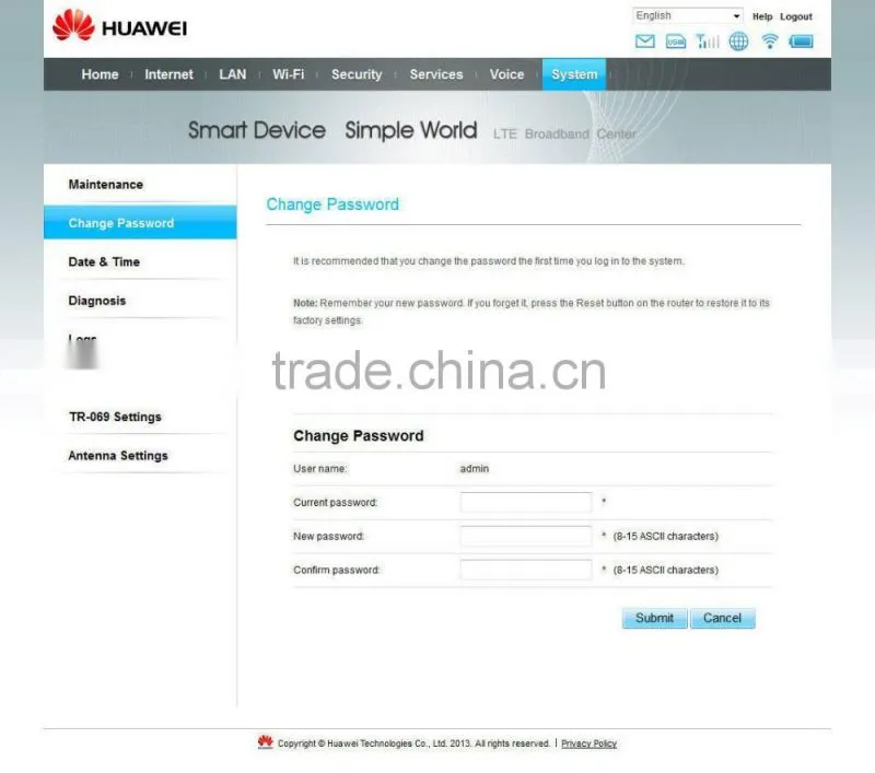 Huawei E5172s-22 LTE FDD800/900/1800/2100/2600Mhz TDD2600Mhz Wireless Gateway Router