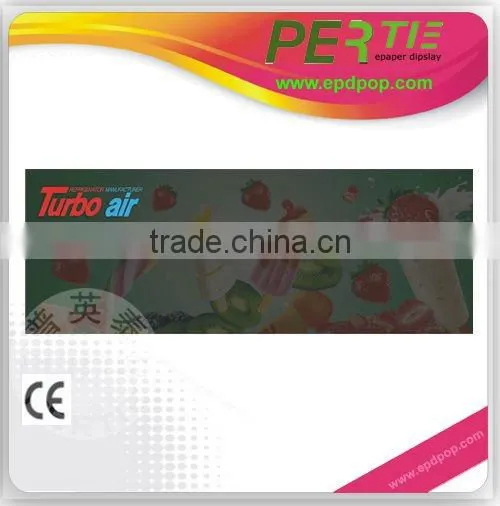 digital signage wall mount pop display rack epd screen epop e paper display circular display promotional cards