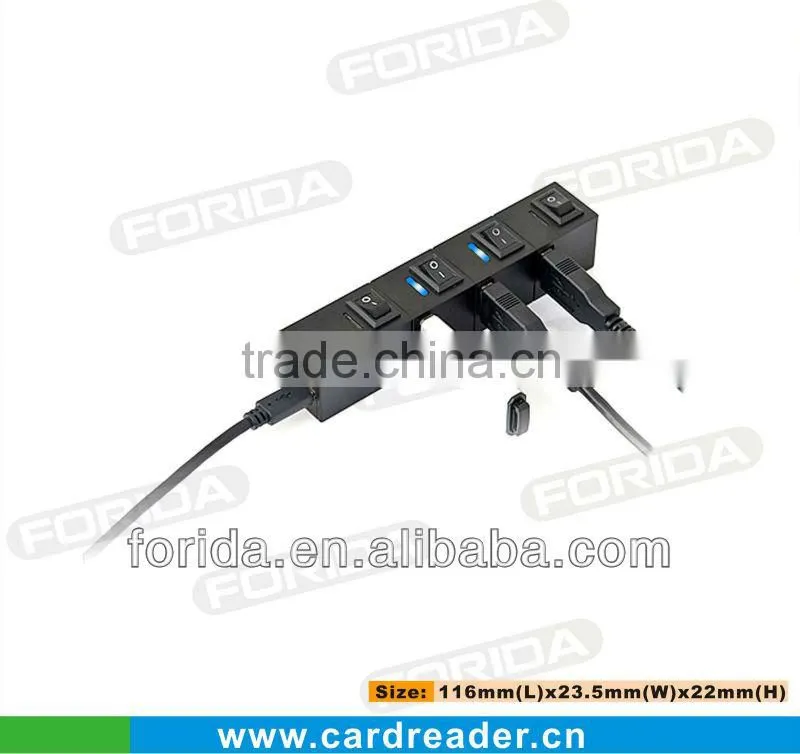 Portable Hot Computer 4 Port USB HUB