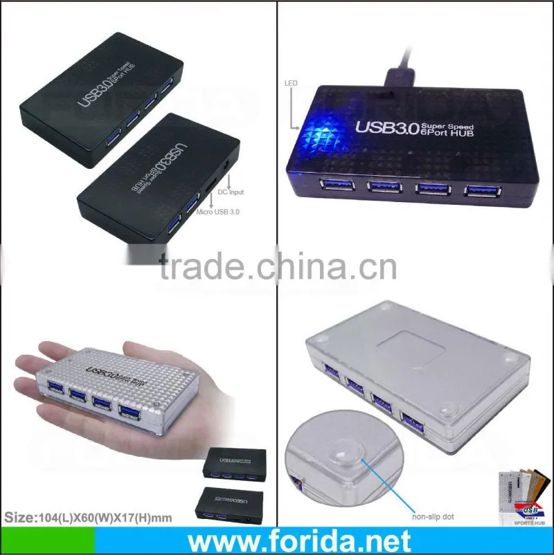 Newest 4 Port Popular USB Hub, Multi USB3.0 Hi-speed for laptop