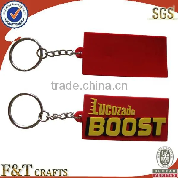 2014 custom soft pvc rubber keychain for promotions