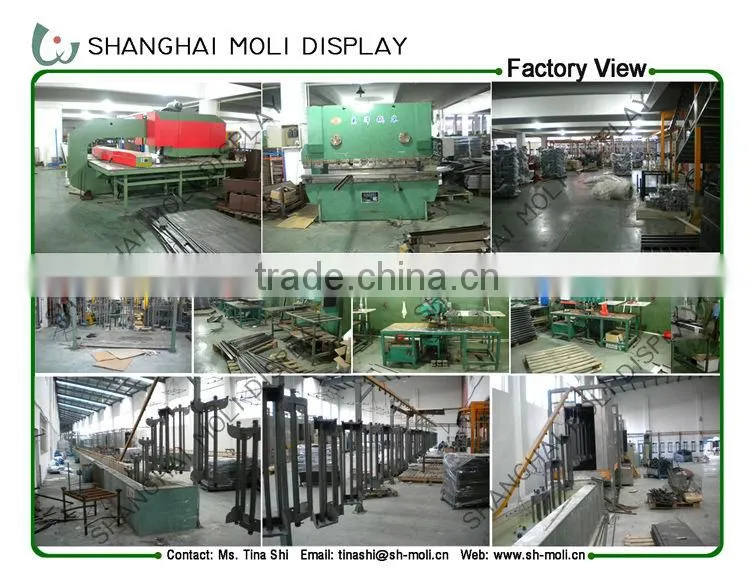 ML-09001 racking shelfing /newly metal promotional car tyre display