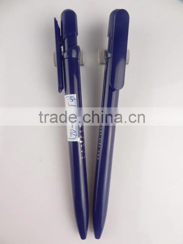 dark blue plastic ball pen writing instruments