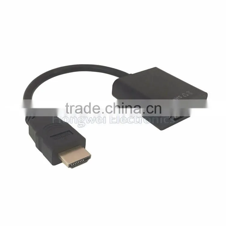 Full HD 1440P HDMl 1.4 to VGA extension adapter video converter for home theater