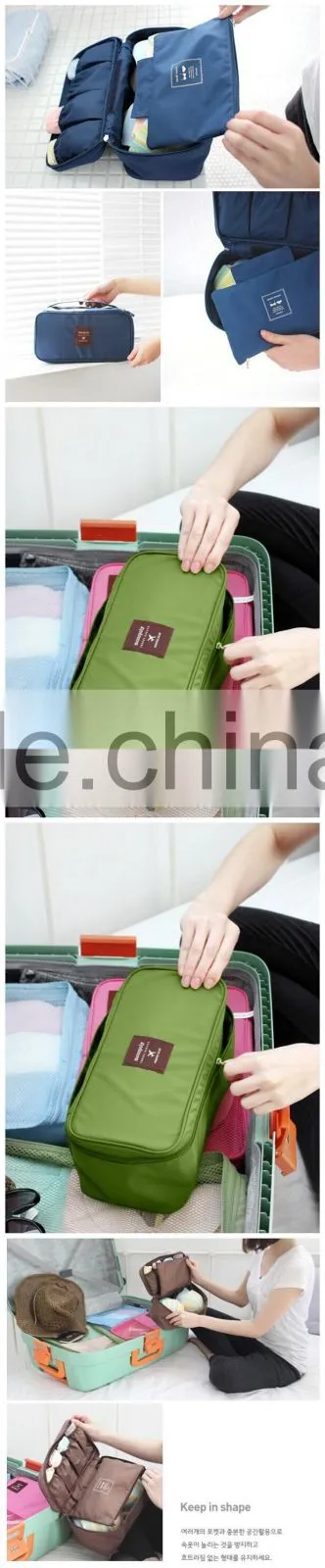 High quanlity female's lingerie and bra storage hand bag, travel bags,