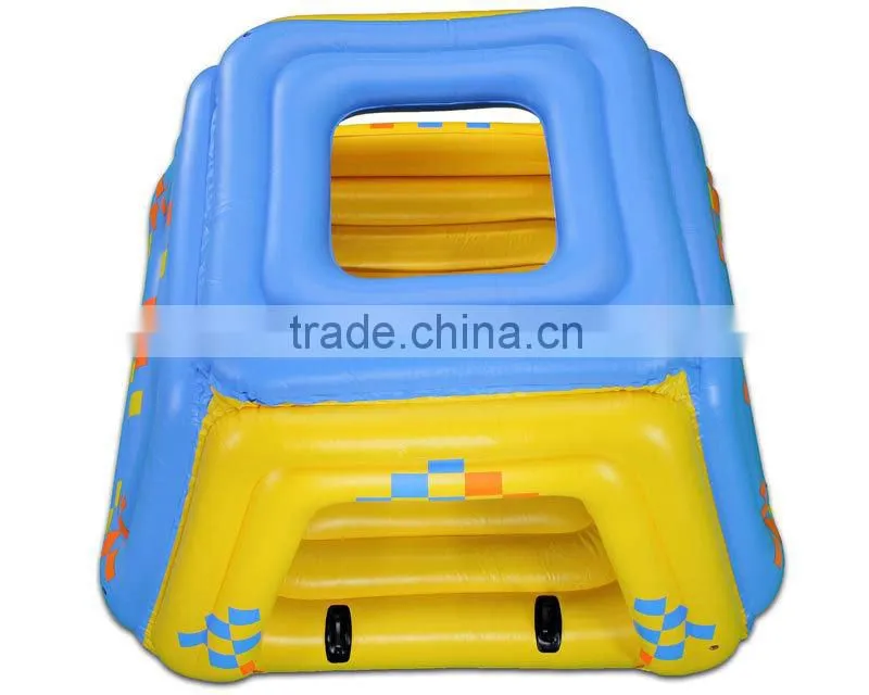 Inflatable Water Floating Fortress for Four Person , inflatable water games, play games on water