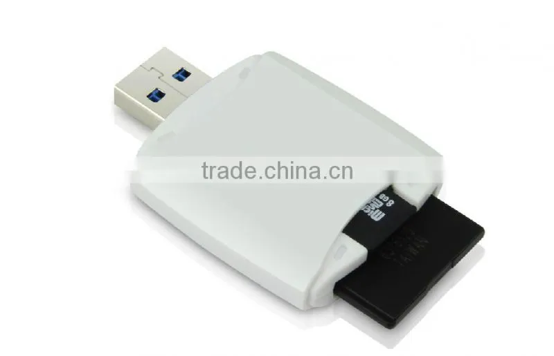 USB 3.0 2 Slots Supports SD,TF,Micro SD Card Reader Writer