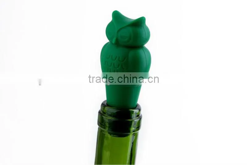 Custom made silicone lids for wine bottle