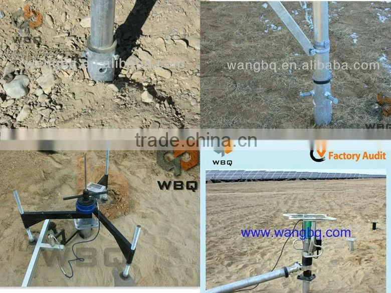 Ground Screw Electric-Driver Machine for solar power system