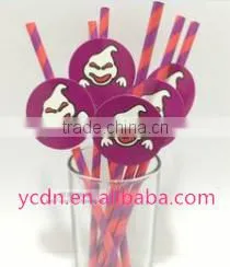 Hallowmas party drinking Straws Paper straw