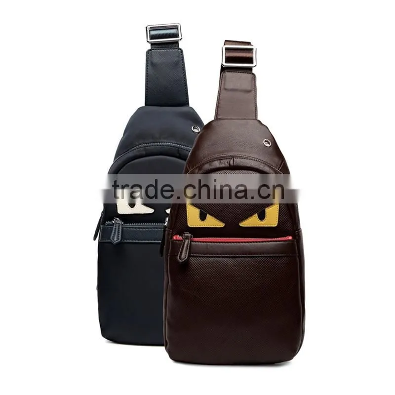 New design factory custom promotional men high quality nylon messenger bag