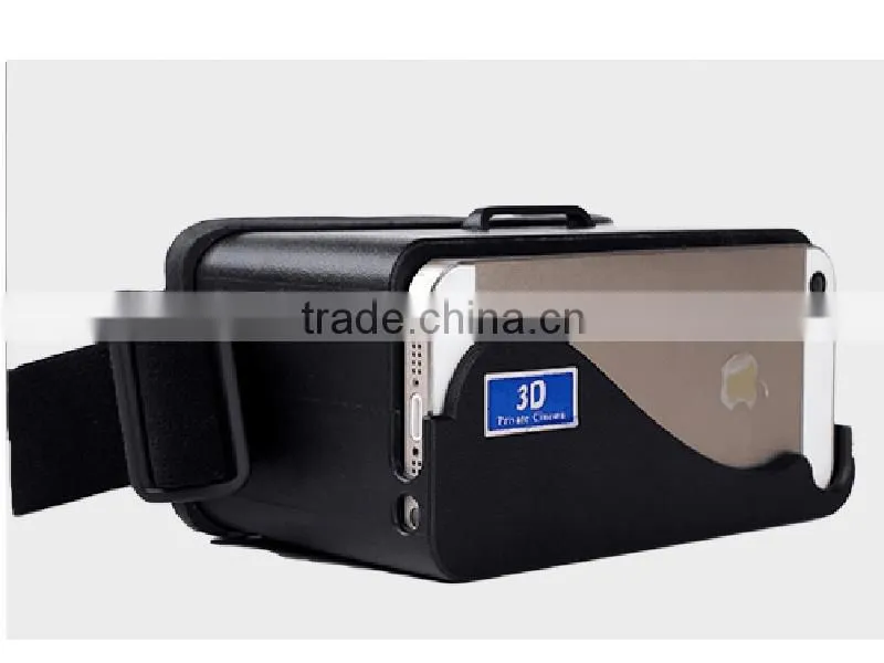 3D Virtual VR Reality Sex Mp4 Player Video Glasses For iPhone 5 5s 5c Cardboard Head Mount Plastic Virtual Reality 3D Glasses